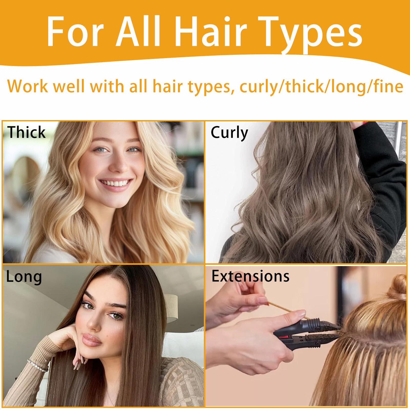 Amazon | 4パックのヘアクリップ、for Dyson Airwrapヘアドライヤー用